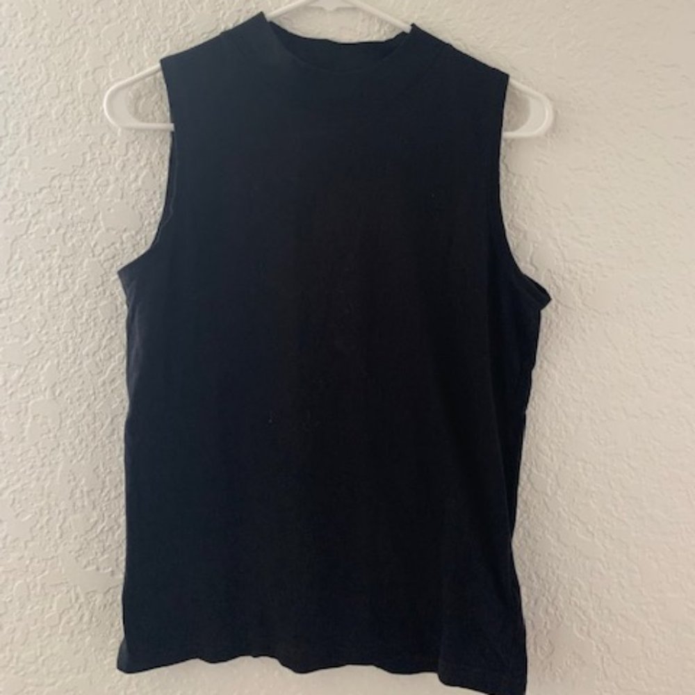 Wildfang Sleeveless Black high neck shirt